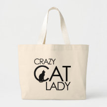 Crazy Cat Lady Tote Bags