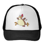 crazy chicken hen cartoon mesh hat