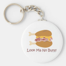 Crazy Chicken Sandwich Keychain