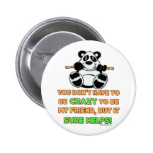 Crazy Friends Buttons