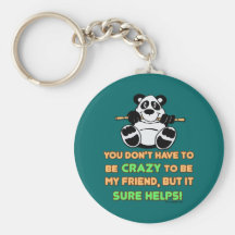 Crazy Friends Keychain