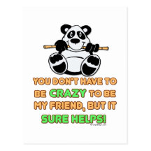 Crazy Friends Post Cards