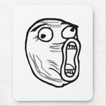 Crazy Lol Comic Meme Mousemats