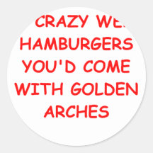 crazy sticker