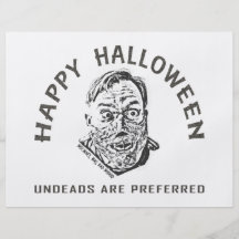 Crazy Zombie - Halloween Custom Flyer