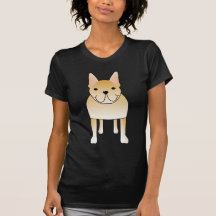 Cream French Bulldog. Dog Cartoon T Shirt