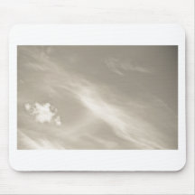 Creamy clouds mouse pads