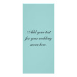 Create Your Own Elegant Wedding Menu Cards Customized Rack Card