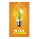 creative energic bulb business card