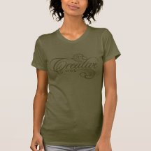 Creative One Ladies T-Shirt Gold on Dark
