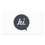 Creative personal business card