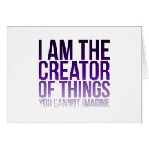 Creator of Unimaginable Things Cards