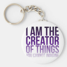 Creator of Unimaginable Things Keychain