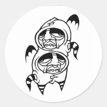 creep double trouble sticker