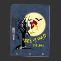Creepy Halloween Buzzard Dry Erase Board dry erase boards