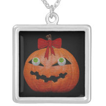 Creepy Halloween Jack O' Lantern Custom Jewelry