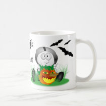 Creepy Jack-o-Lantern Mug mugs