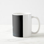Cresent Moon Lake Dots Blue Mug