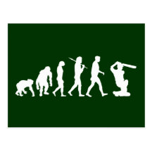 Cricket - Evolution of cricket postcard