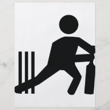 cricket icon flyer