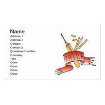 Cricket Match Business Cards