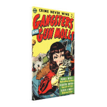 Crime Never Wins Canvas Prints