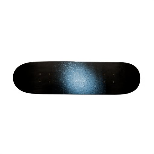 Crime Scene Blue & Black Skateboard