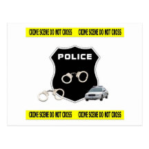 Crime Scene Post Cards