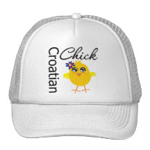 Croatian Chick Trucker Hats