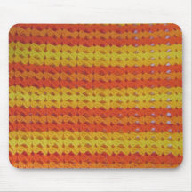 Crochet pattern - Orange shells Mousepads