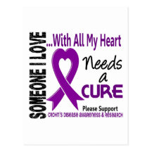 Crohns Disease Needs A Cure 3 Postcard