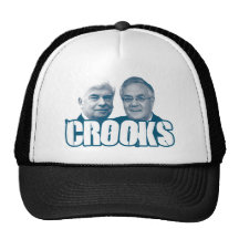 CROOKS: Chris Dodd and Barney Frank Trucker Hats