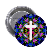 Cross and Hearts Pins