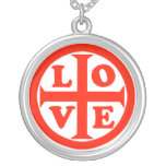 Cross and Love Personalized Necklace