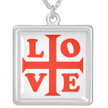 Cross and Love Pendants