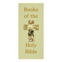 Cross Book Mark Customised Rack Card