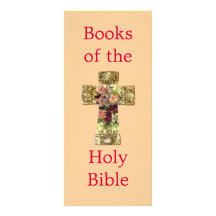 Cross Book Mark Personalised Rack Card