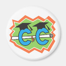 Cross Country Runner Graduate Refrigerator Magnet