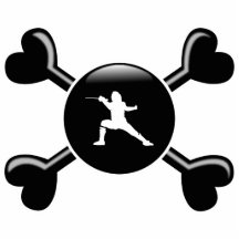 Crossbones Fencing Photo Cutout