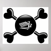 Crossbones Makeup Poster
