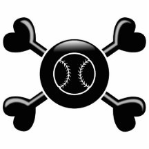 Crossbones Softball Acrylic Cut Outs
