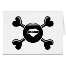Crossbones Tattoos Cards