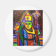 Crossing Guard by Piliero Refrigerator Magnets