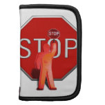 Crossing Guard with Stop Sign Folio Planners