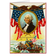 Crossing the Delaware Greeting Cards