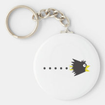 Crow alone keychain