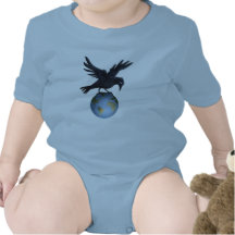 Crow on Top of the World - Toddler Baby Bodysuits
