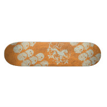 Crowds of Orange Skateboard