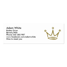 Crown Business Card Template