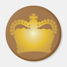 Crown - King Queen Royalty Royal Family Refrigerator Magnets